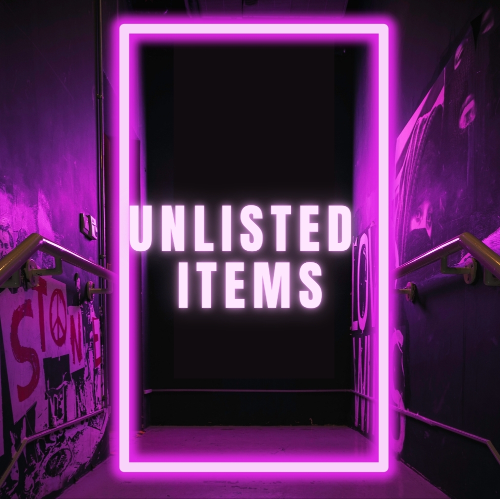UNLISTED ITEM FLYER - NWT AND NWOT
